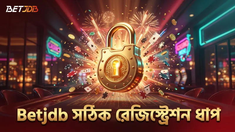 সঠিক ধাপে Betjdb অ্যাকাউন্ট রেজিস্ট্রেশন সফল হয়।