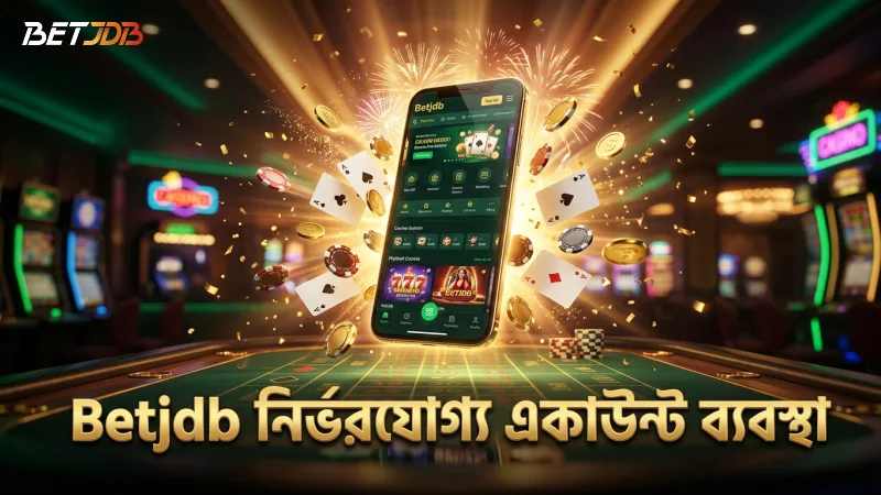 Betjdb তে খেলোয়াড়দের জন্য সহজ এবং নির্ভরযোগ্য একাউন্ট ব্যবস্থা।