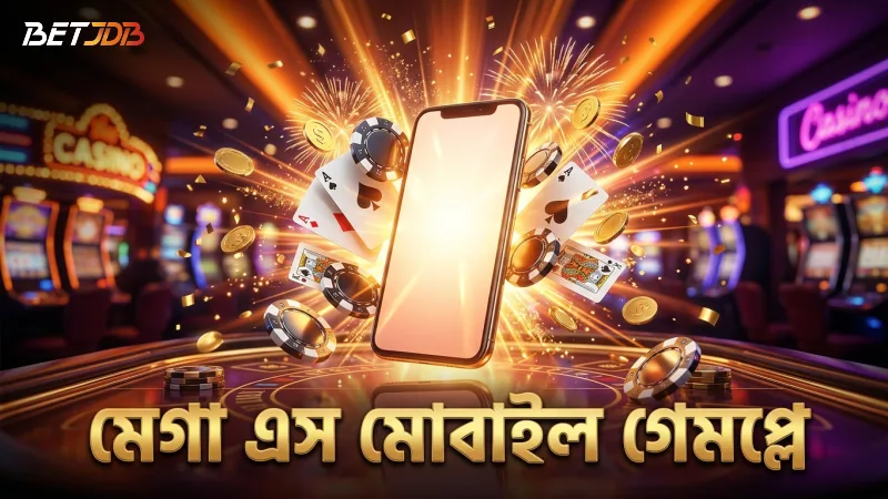 মেগা এস স্লটের গেমপ্লে মোবাইল স্ক্রিনে স্পষ্টভাবে প্রতিফলিত হয়