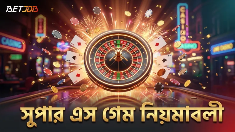 সুপার এস গেমের নিয়মাবলী ও স্পিন পদ্ধতির বিস্তারিত বর্ণনা